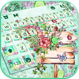 com.ikeyboard.theme.green.floral.garden
