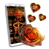themes.beautiful.golden.heart.rose