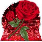 keyboard.theme.red.rose.beautiful