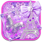 keyboard.theme.purple.paris.butterfly