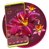 red.lily.flower.launcher.themes2021