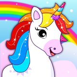com.iz.unicorn.girl.dress.up.rainbow.run.baby.pony.runner.flyer.kids.fun.toddler.games