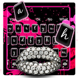 keyboard.theme.diamond.lips.pink.black