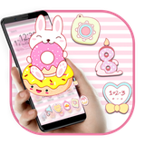 com.pink.cartoon.donuts.bunny