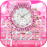 com.ikeyboard.theme.pink_luxury_watch