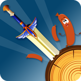 kick.knife.hit.sausage