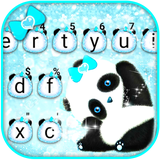 com.ikeyboard.theme.blue.glitter.baby.panda