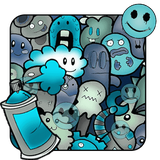 live.wallpaper.cartoon.graffiti.blue.streets