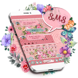 keyboard.theme.pink.rose.elegant.beauty