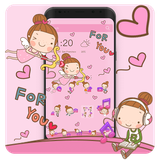 cute.pink.girl.cartoon