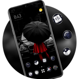 theme.business.commerce.city.car.umbrella.female.black.wallpaper.launcher