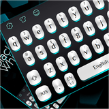 keyboard.theme.black.white.tech