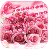 keyboard.theme.pink.rose.flower