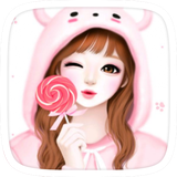 girl.lovely.pink.theme
