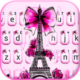 com.ikeyboard.theme.eiffel.tower.bowknot