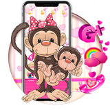 com.lovely.brown.monkey.theme