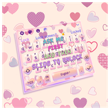 keyboard.theme.girly.lock.screen.cute