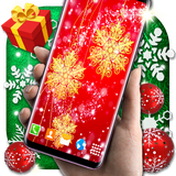 winter.holiday.christmas.white.tree.globes.gift.snowflake.parallax.lwp