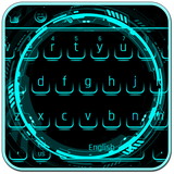 keyboard.theme.cool.neon.blue.lights