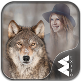 exito.photo.frame.wolf