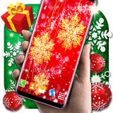 winter.holiday.christmas.white.tree.globes.gift.snowflake.parallax.lwp