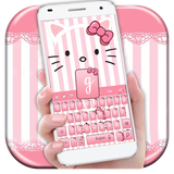 keyboard.theme.pink.kitty.bowknot