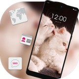 theme.animals.beast.pet.cute.naughty.two.cats.wallpaper