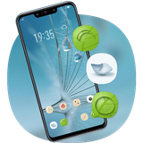 theme.emotion.feeling.water.drop.on.flower.galaxy.m40.launcher