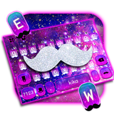 com.ikeyboard.theme.galaxy.silver.beard