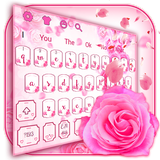 keyboard.theme.love.pink.rose.flowers