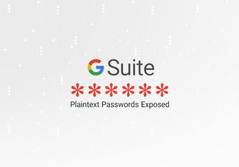 ذخیره‌سازی گذرواژه‌های GSuite به‌صورت متن عادی