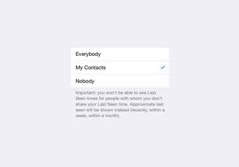مدیریت نمایش آخرین زمان فعالیت در تلگرام