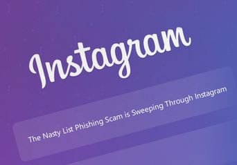 کمپین فیشینگ اینستاگرام