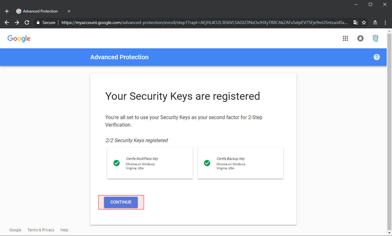 ثبت نهایی کلیدهای سخت‌افزاری