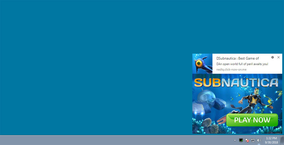 نمایش نوتیفیکیشن‌های تبلیغاتی در صفحه دسکتاپ کاربر