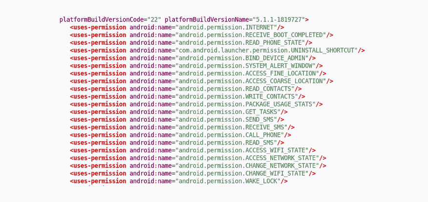 دسترسی‌های بدافزار GPlayed