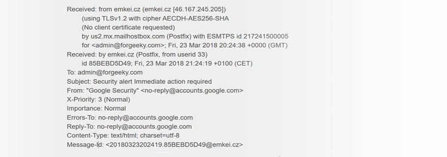 جعل فرستنده ایمیل - فیشینگ