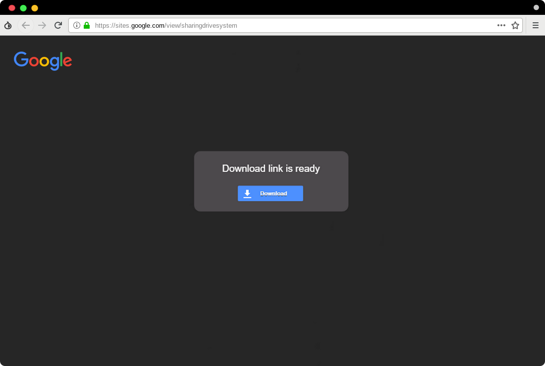 اشتراک‌گذاری جعلی فایل‌ در گوگل درایو