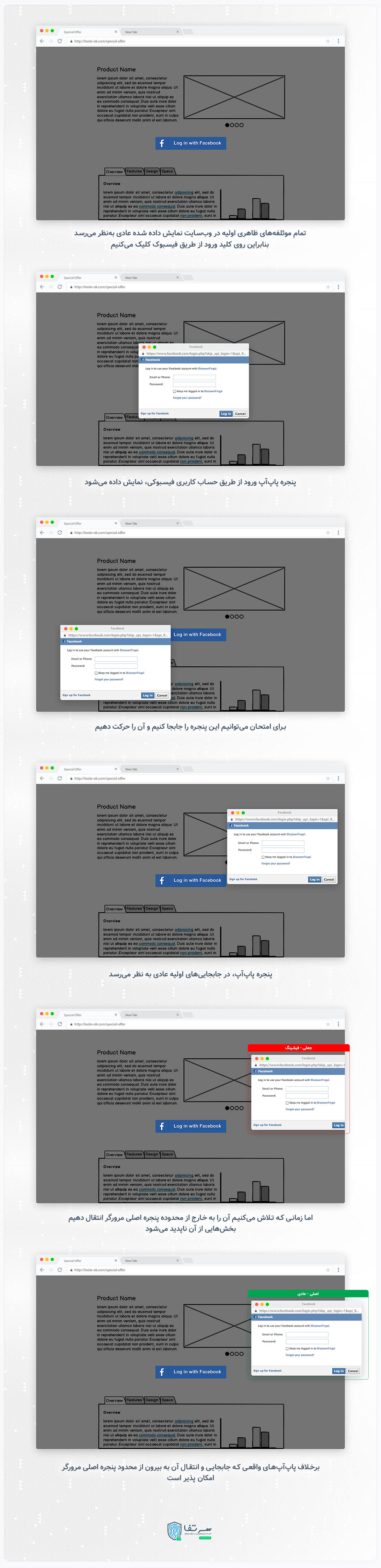 کمپین فیشینگ پاپ‌آپ‌های جعلی